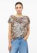 s.Oliver T-shirt met panterprint - crème