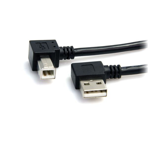 StarTech.com 91 cm lange A rechtshoekige naar B rechtshoekige USB-kabel M/M