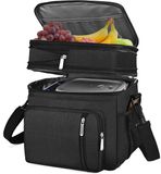 Sac glacière sans marque Noir Polyester/EVA 16L