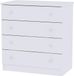 Lorelli Dressoir met 4 lades I commode I bijpassend bij Trend plus & May plus White