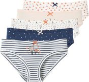 Vertbaudet Set van 5 meisjesslipjes met fantasieprint