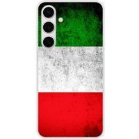 Samsung Drapeau italie Bedrukt siliconen hoesje compatibel met Samsung Galaxy S24 Plus, Samsung Galaxy S25 Plus