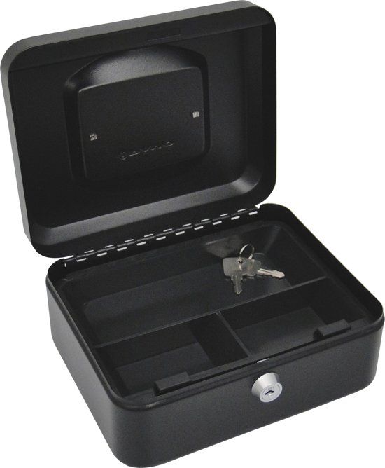 Pavo Geldkistje 8\"/ 20 cm - zwart