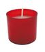 Cereria di Giorgio Liturgico Lumino Votivo, was, rood, 4,4 x 4,8 x 4,4 cm, 6 stuks