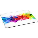 PEDEA Gaming en Office muismat met vastgenaaide randen en antislip onderkant 35 x 26 cm Color Blob
