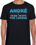 Bellatio Decorations Andre Voornaam cadeau - The man, The myth the legend - zwart - voor heren - verjaardag - vaderdag - pensioen - geslaagd - bedankt L