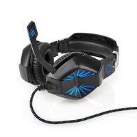 Nedis GHST250BK - Micro-casque de jeu - Noir - Filaire