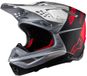 Alpinestars Supertech S-M10 Flood Casque ECE 22.06 Argent Noir Orange Fluo M&G Taille S