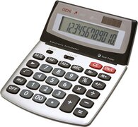 Genie 560 T calculator Desktop Rekenmachine met display Zwart, Zilver