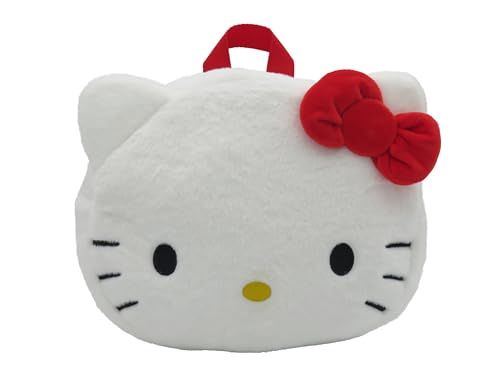 CYP Brands Hello Kitty Pluche Rugzak Met Gezicht 24 Cm Wit