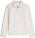Tommy Hilfiger Essential Terry Quarter-zip Heathered Oatmilk Heren Sweater S Katoen Beige