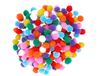 Pompons van polypropyleen, mix 10 mm, 200 stuks.