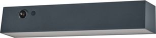 Osram Endura Style Solar LED wandlamp Shore, 12,4W, 3000K warm wit, 540 lm, PIR-sensor, IP54, Donkergrijs