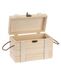 Glorex 6 2003 359 Storage Box Rectangular Wood with Lid and Handle