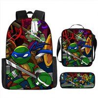 Rugzak SZSMART Teenage Mutant Ninja Turtles Driedelige Set