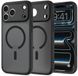 Spigen Ultra Hybrid MagFit Coque Arrière Givré Noir Convient aux Apple iPhone 18 Pro / 17 Pro