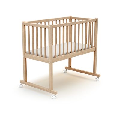 AT4 Wieg ESSENTIAL - 40 x 80 cm - Beuken onbehandeld - met matras