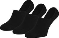 Teckel - Unisex Footies Antislip - 3-Pack - Maat 40/46 - Zwart