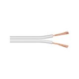 Goobay 27521 luidsprekerkabel 2 x 0,75 mm² CCA wit 100 m
