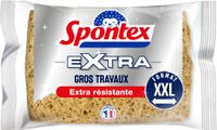 SPONTEX - Vloerwisser voor tegels XXL – 100% microvezel – ontvet alleen met water – verwijdert 99% van de bacteriën – originele motieven – maat XXL