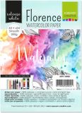 Florence Vaessen Florence Aquarelpapier - Intense White - A5 - 200 grams - Gladde Structuur