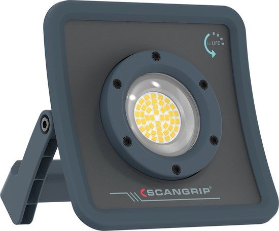 Scangrip Nova R Oplaadbare USB-C-ledlamp, compact en gemakkelijk mee te nemen, ergonomisch design, water- en stofdicht, 2000 lumen