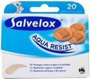 Salvelox Salvequick Aqua Resist Square Shape Plasters 20 Units