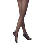 KUNERT Dames Panty Cotton Sole 20 Denier Marine 40/42