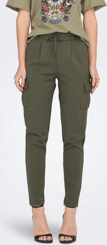 ONLY ONLPOPTRASH Life Easy Cargo Broek - Groen - Dames - Maat W28/L30