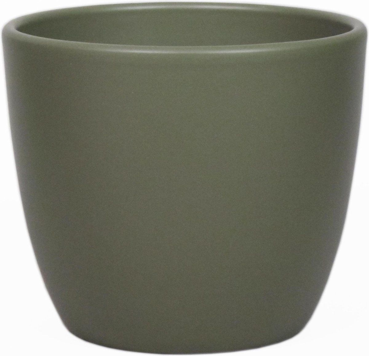Floran Bloempot mat dennen groen keramiek H25 x D28 cm