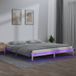 Maison Exclusive - Lit en bois massif avec éclairage LED, 180x200 cm
