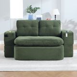 OKWISH Slaapbank 165 x 97 x 61 cm - Smaragdgroen