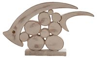 Merkloos Elzusha - Houten Vis Ornament voor Rustieke Decoratie