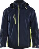 Blåkläder Shelljack bi-colour 4790-1977 - Donker marineblauw/High Vis Geel - S