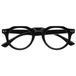 OPULIZE RIO Blauwlichtfilter Leesbril - Plat Bovenstuk - Zwart - Heren & Dames - Veerscharnieren - B53-1 - +1.00