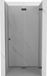 Mexen Lunar-F portes pliantes douche droite 95, transparent, gun metal - 836-095-000-95-00-P