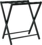 vidaXL Porte-bagages - 68,5x38x58 cm - Bambou - Noir