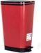 Markenlos Wan GmbH Afvalemmer 45L met rubberen afdichting en pedaalmechanisme - 44 x 29 x 60,5 cm