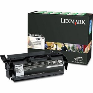 Lexmark T654X80G - Zwarte toner - 36000 pagina's - Compatibel met Lexmark T654n, T654dn, T654dtn, TS654dn