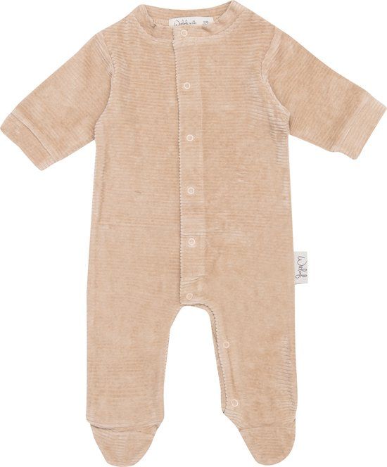 Witlof for kids Boxpakje 62/68 Urban Taupe velvet rib