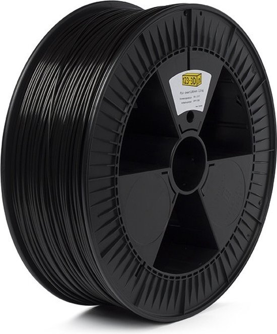 123-3D Filament zwart 2,85 mm PLA 2,3 kg (Jupiter serie)