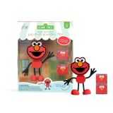 Glo Pals Elmo figurine de bain Rouge