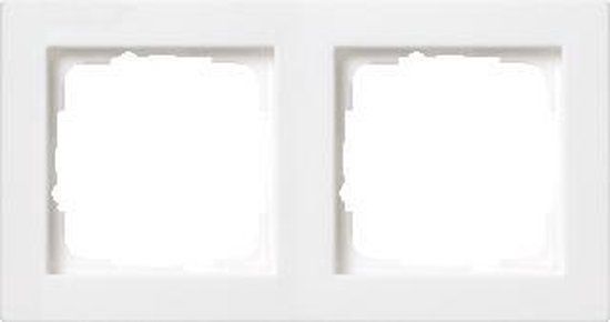 Gira E2 Afdekraam - 2-voudig - Wit - 021222
