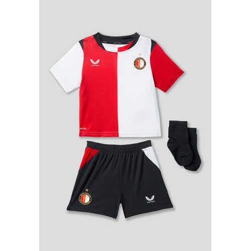 Castore Feyenoord Voetbalset - Rood/Wit/Zwart