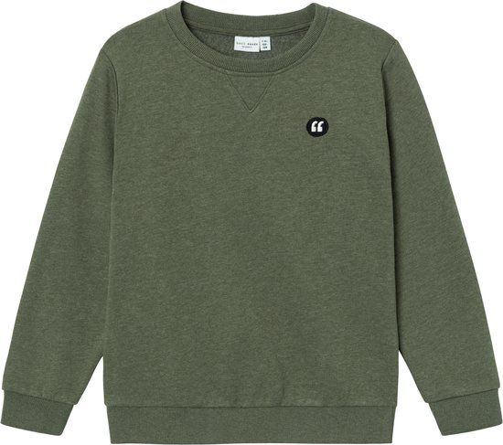 NAME IT NKMVIMO LS Sweat Trui Jongens - Rifle Green - Maat 146/152