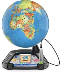 VTech Globus School & Go, interactieve video wereldbol