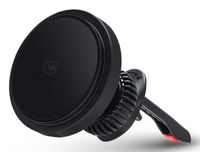 3MK MagCharger Mobiele telefoon Zwart USB Draadloos opladen Snel opladen Auto