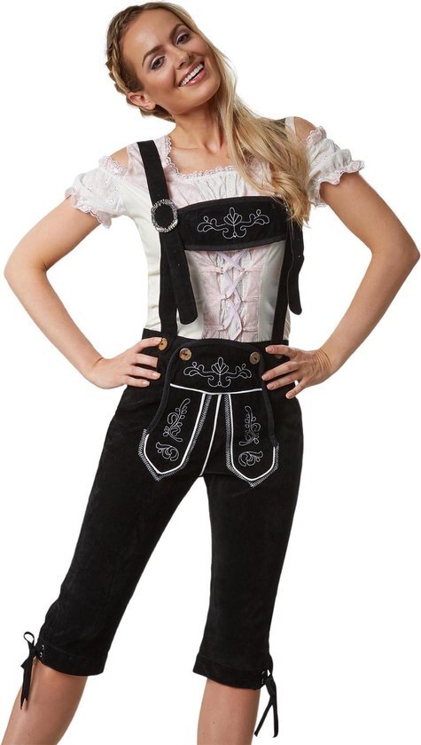 Tectake dressforfun - Lederhose Tegernsee S - verkleedkleding kostuum halloween verkleden feestkleding carnavalskleding carnaval feestkledij partykleding - 302815