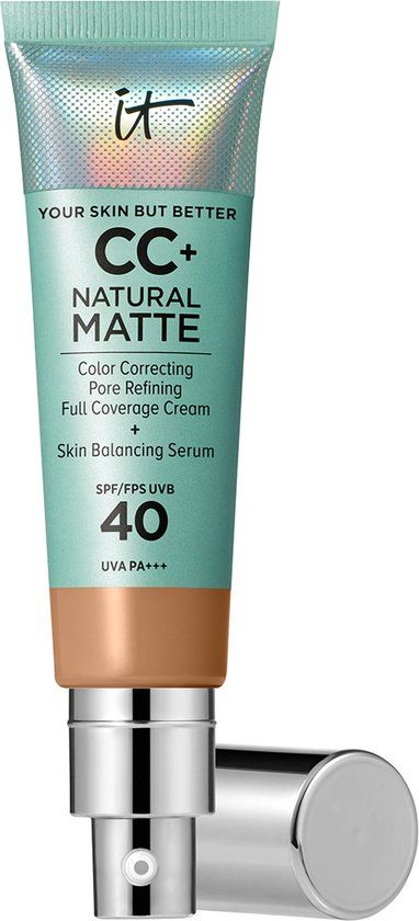 It Cosmetics Your Skin But Better CC+ Natural Matte SPF40 Foundation - Tan - 32ml