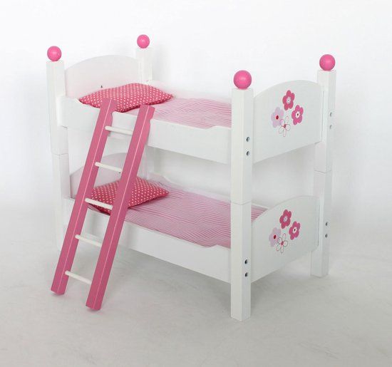 Bayer Chic 2000 Houten Poppenbed met Etage - Wit